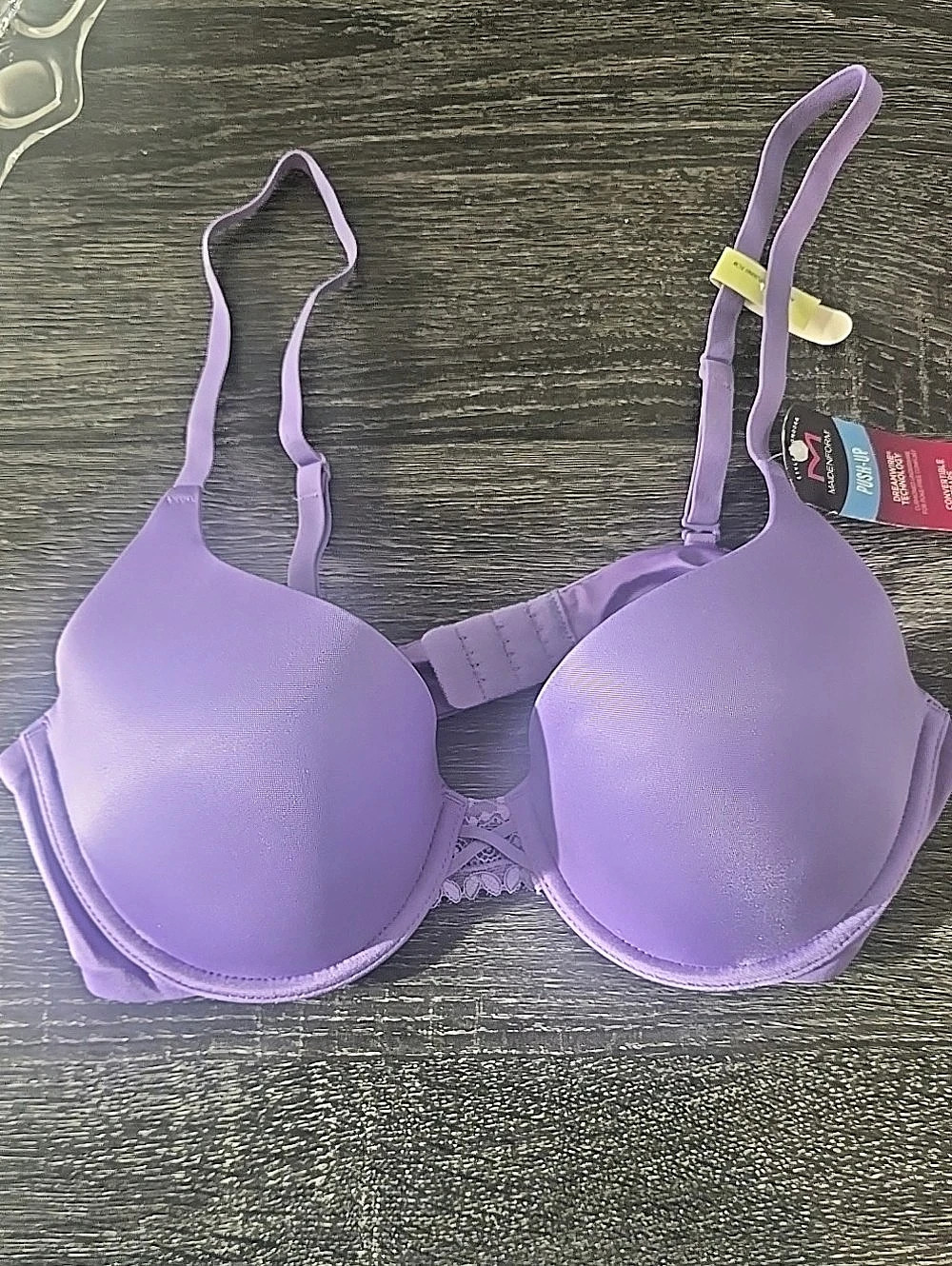 Maidenform Dreamwire Push-Up Convertible Bra Push-Up Convertible Bra in Purple